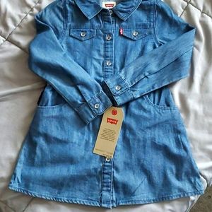 Levi's Long Sleeve Osborn Denim Dress